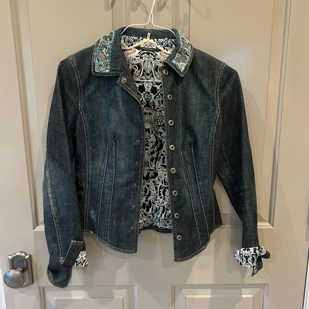 Elie tahari denim jacket
